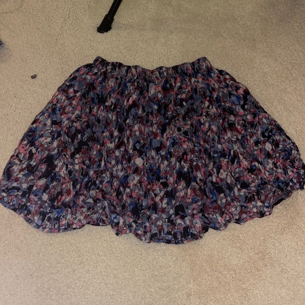 A&F size M floral print skirt